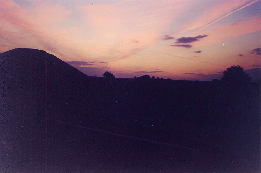 
      Image: Silbury sunset, solstice 2000